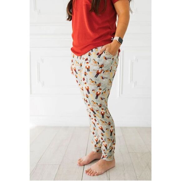 Modal Nutcracker Adult Jogger Pajama Pants Medium - Picture 1 of 7